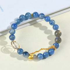 Natural Crystal Sapphire Gray Moonlight Bracelet