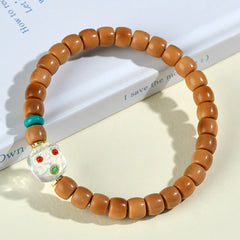 Bodhi Fruit White Crystal Bracelet