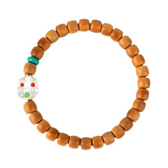 Bodhi Fruit White Crystal Bracelet