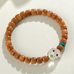 Bodhi Fruit White Crystal Bracelet