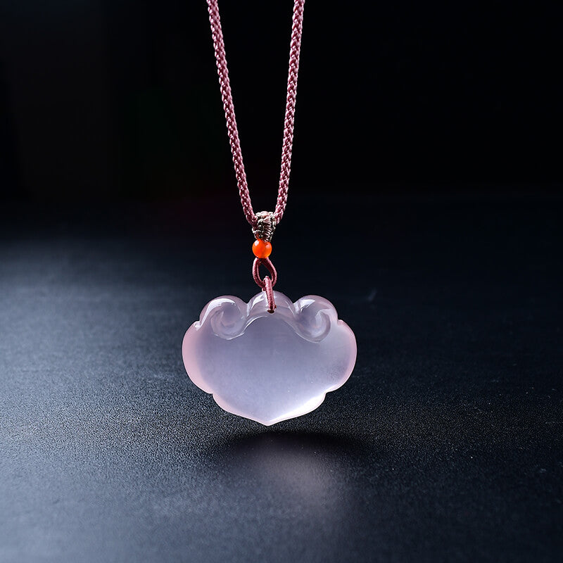 Natural Rose Quartz Pendant - Heart Chakra Necklace for Love & Emotional Healing
